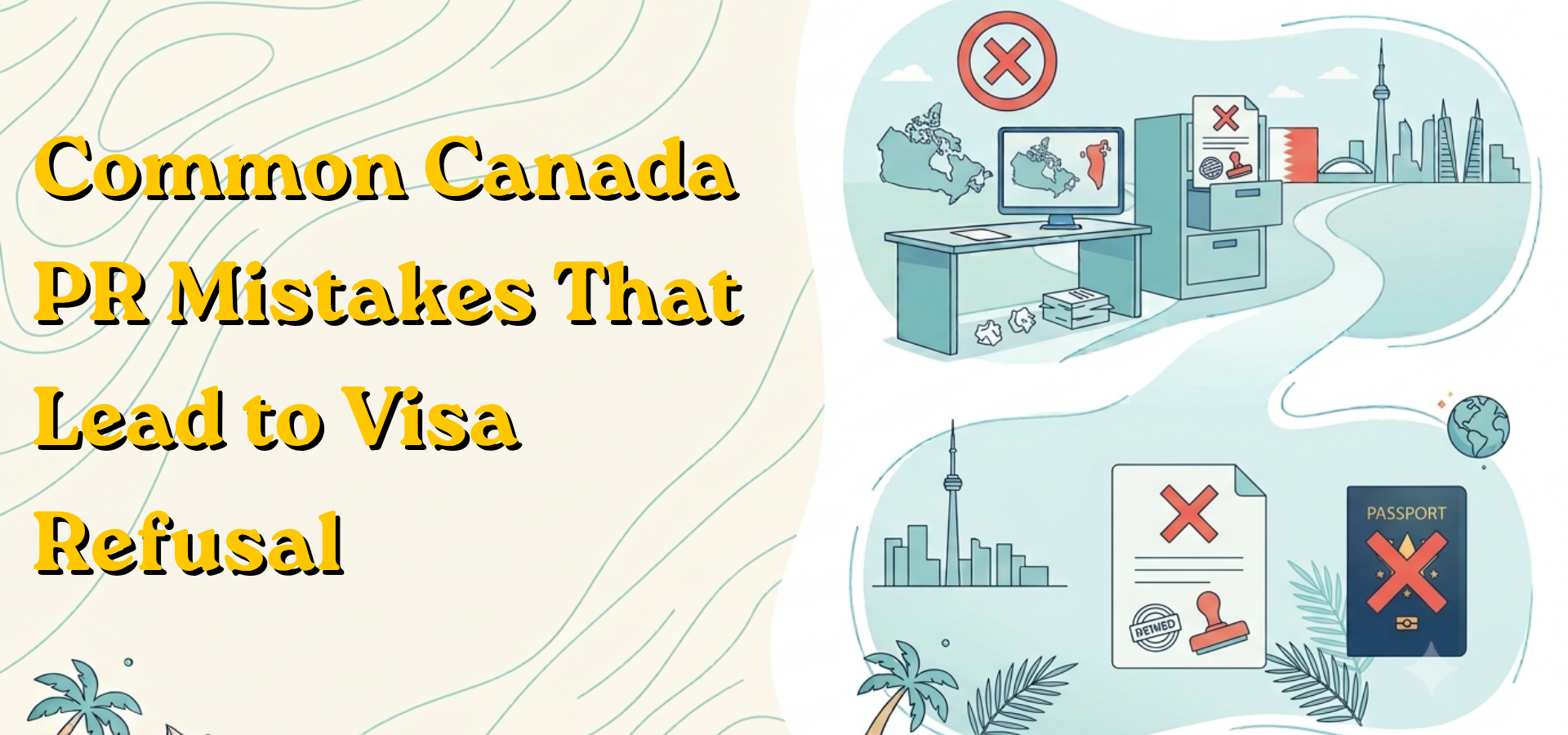 Common Canada PR Mistakes That Lead to Visa Refusal