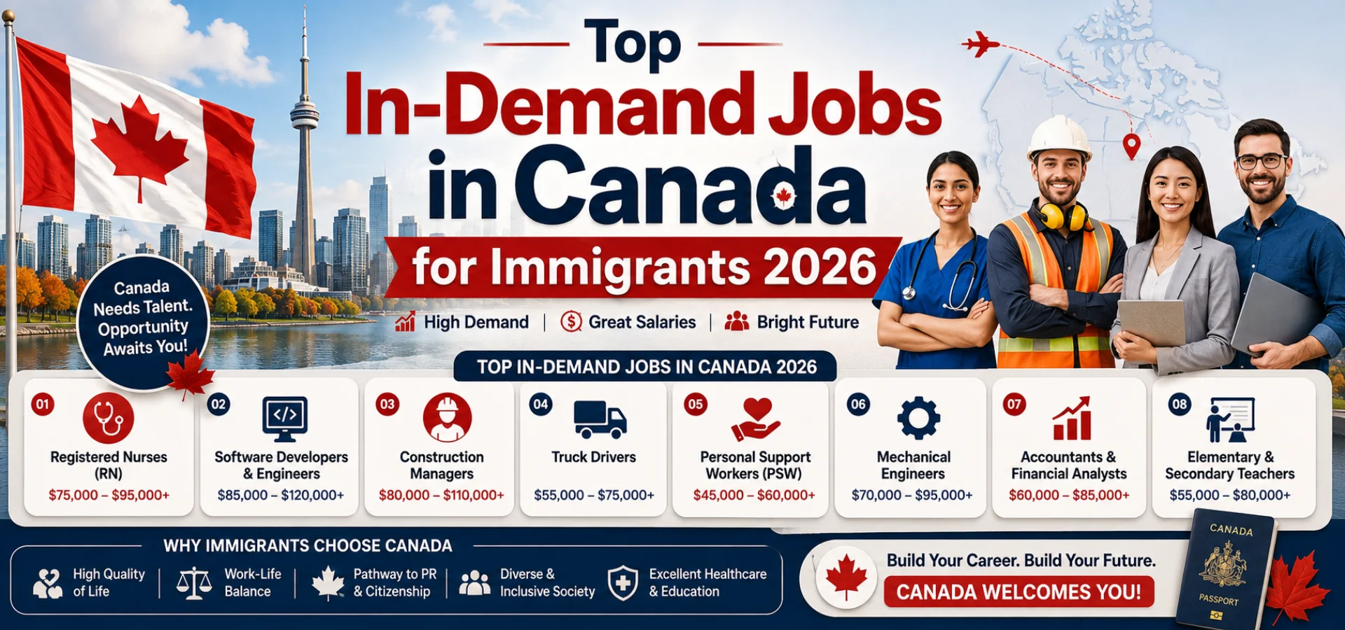 Top In Demand Jobs in Canada for Immigrants 2026